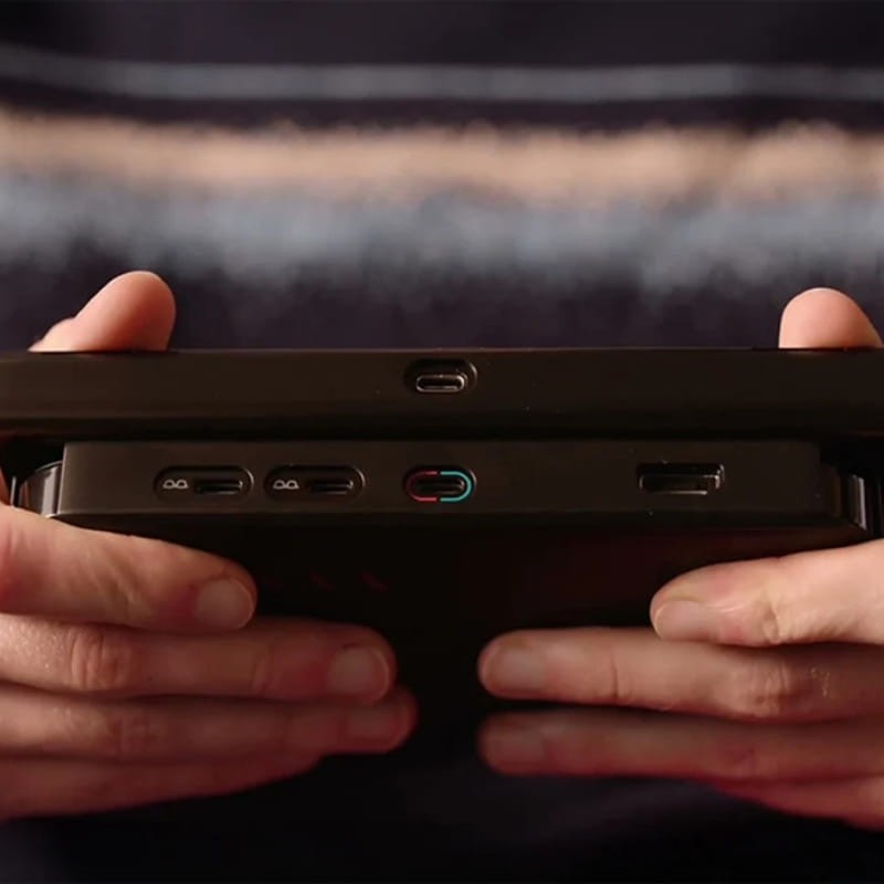 Viture Pro Mobile Dock Preto - Estação de ancoragem para óculos de realidade aumentada - Compatibilidade com consolas