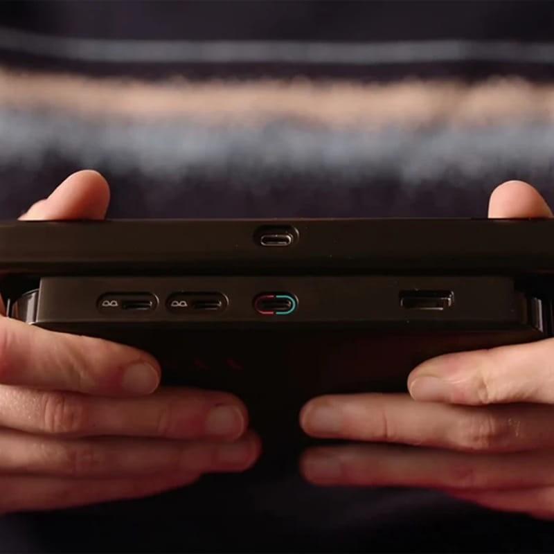 Viture Pro Mobile Dock Preto - Estação de ancoragem para óculos de realidade aumentada - Compatibilidade com consolas