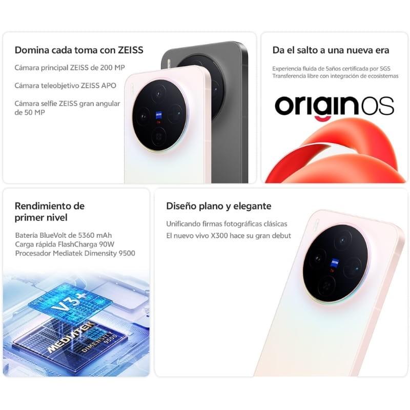 Vivo X300 5G 16GB/512GB Preto - aspectos salientes