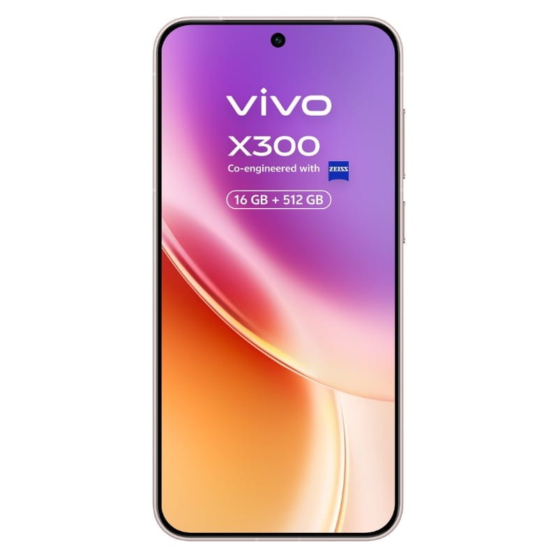 Vivo X300 5G 16GB/512GB Rosa - vista frontal