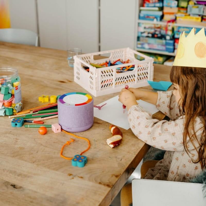 Wobie Box Violeta - Altifalante portátil - design para crianças