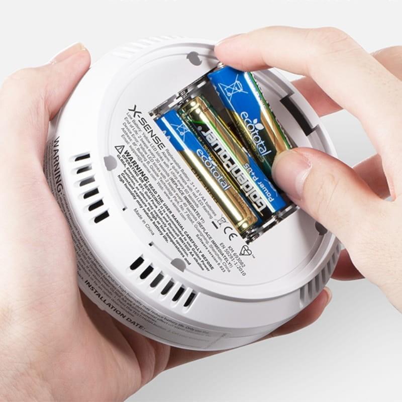 X-Sense CO03D Blanco - Detector de Monóxido de Carbono - baterías AA