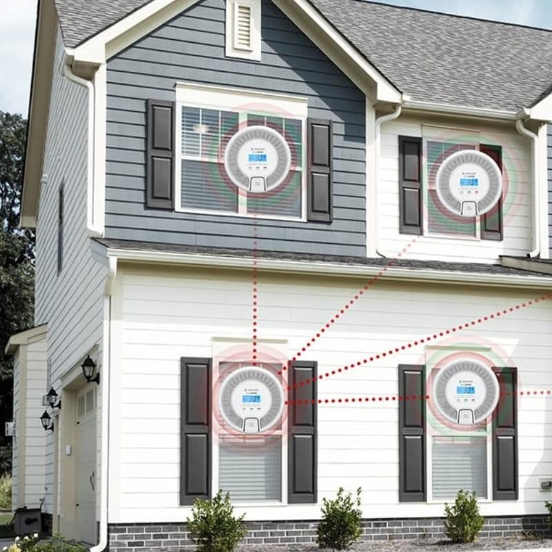 X-Sense CO03D-W Link+ Blanco - Detector de Monóxido de Carbono - amplia cobertura