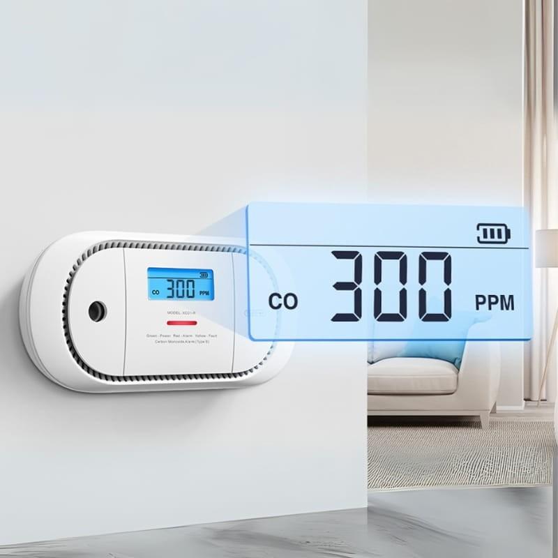 X-Sense XC01-R Blanco - Detector de Monóxido de Carbono - pantalla LED