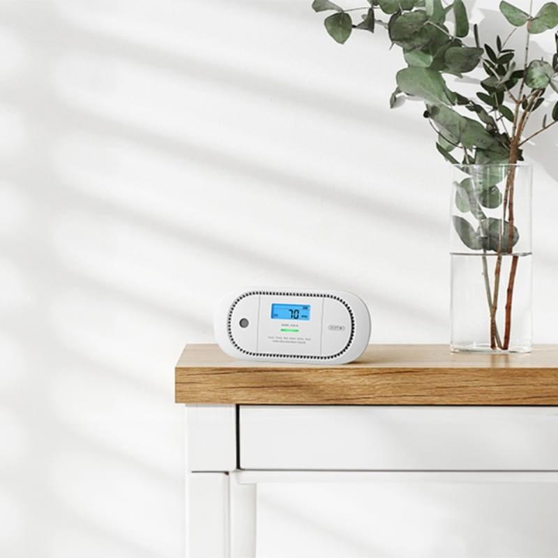 X-Sense XC01-R Blanco - Detector de Monóxido de Carbono - ubicación en living