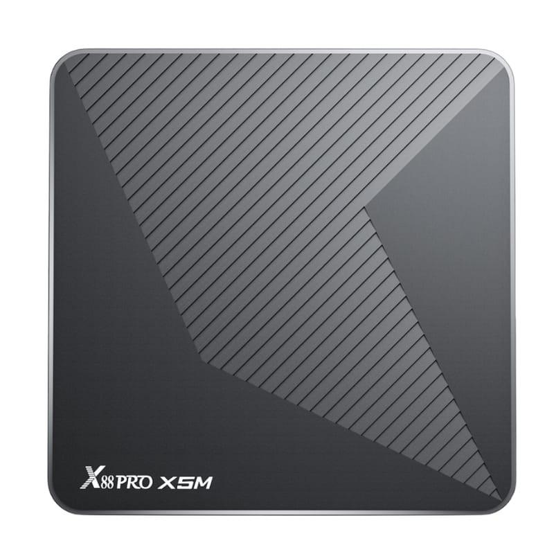 X88 Pro X5M 4Go/64Go 8K WiFi 6 Android 14 - vue de face