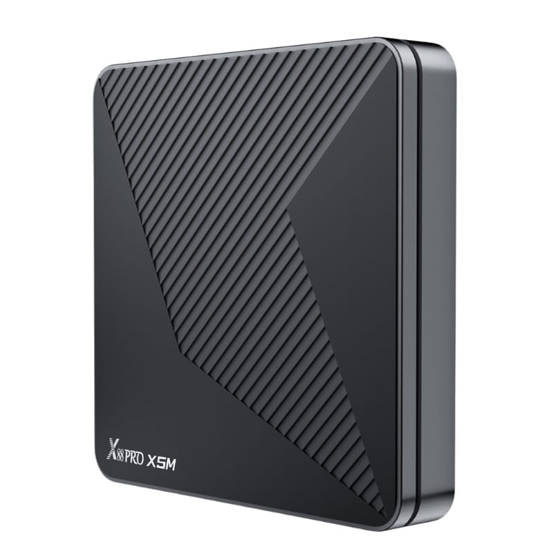 X88 Pro X5M 4Go/32Go 8K WiFi 6 Android 14 - Vue à 45 degrés