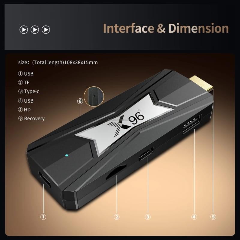 X96 NEO S905X5M 4GB/32GB Android 14 - interface