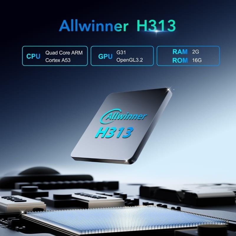 X96 S600 H313 2GB/16GB Android 10 - procesador Allwinner