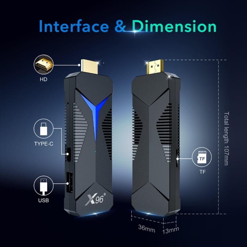 X96 S600 H313 2GB/16GB Android 10 - interfaz