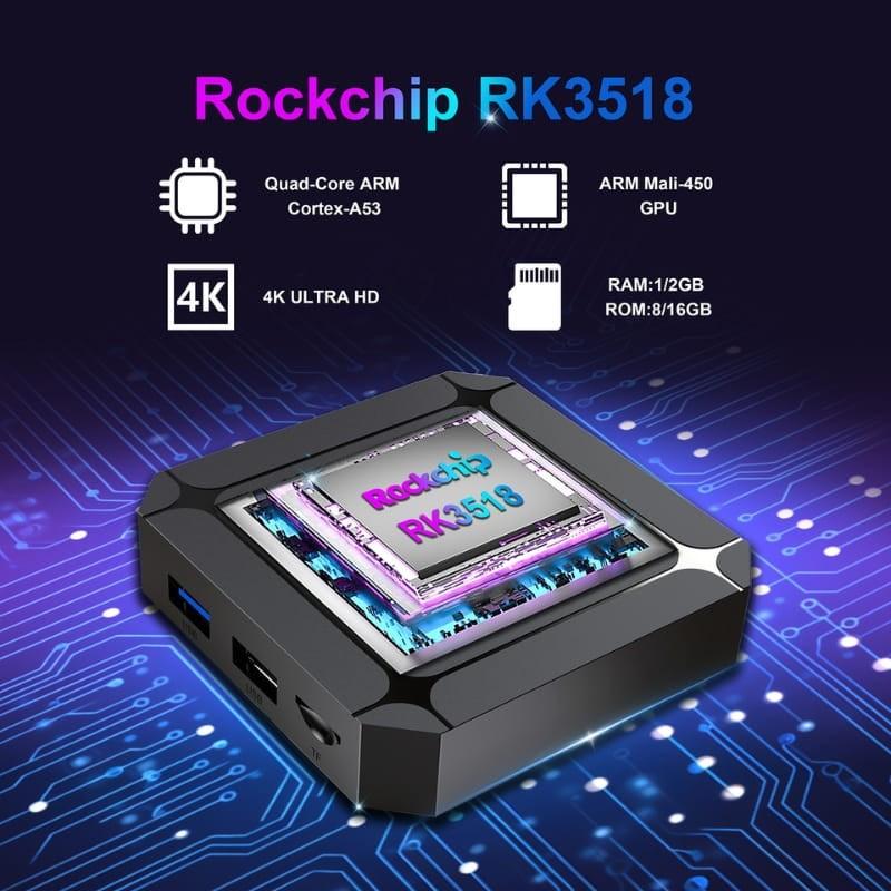 X96Q RK3518 2GB/16GB Android 14 - procesador integrado