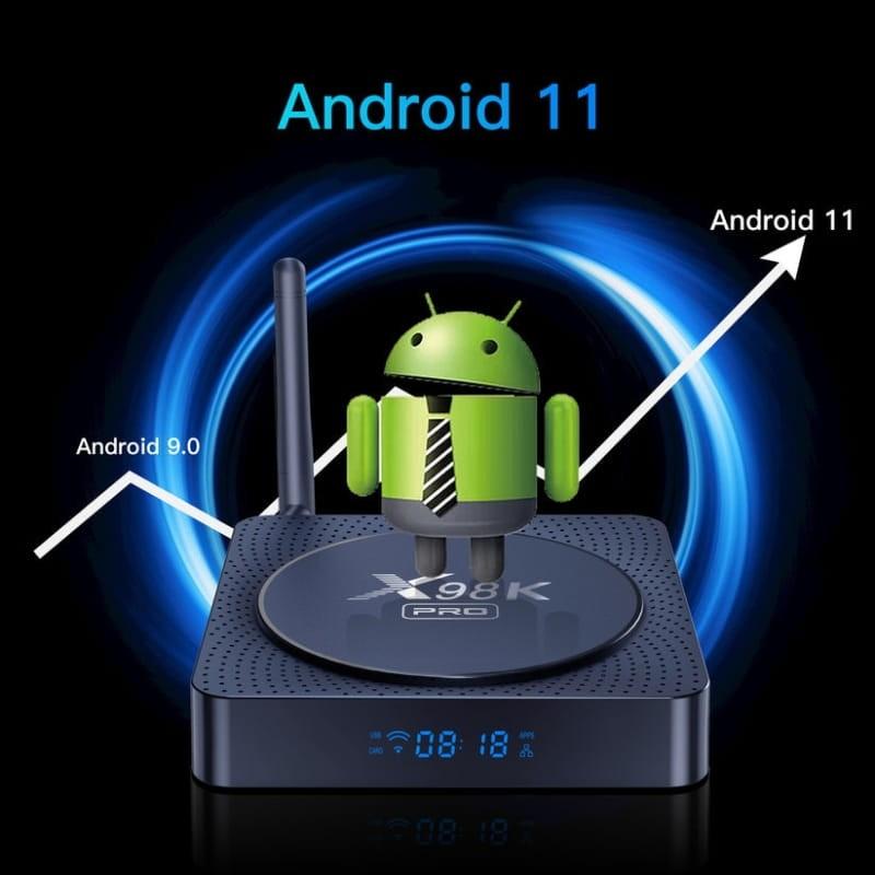 X98K Pro RK3566 4GB/32GB WiFi Android 11 - sistema operativo