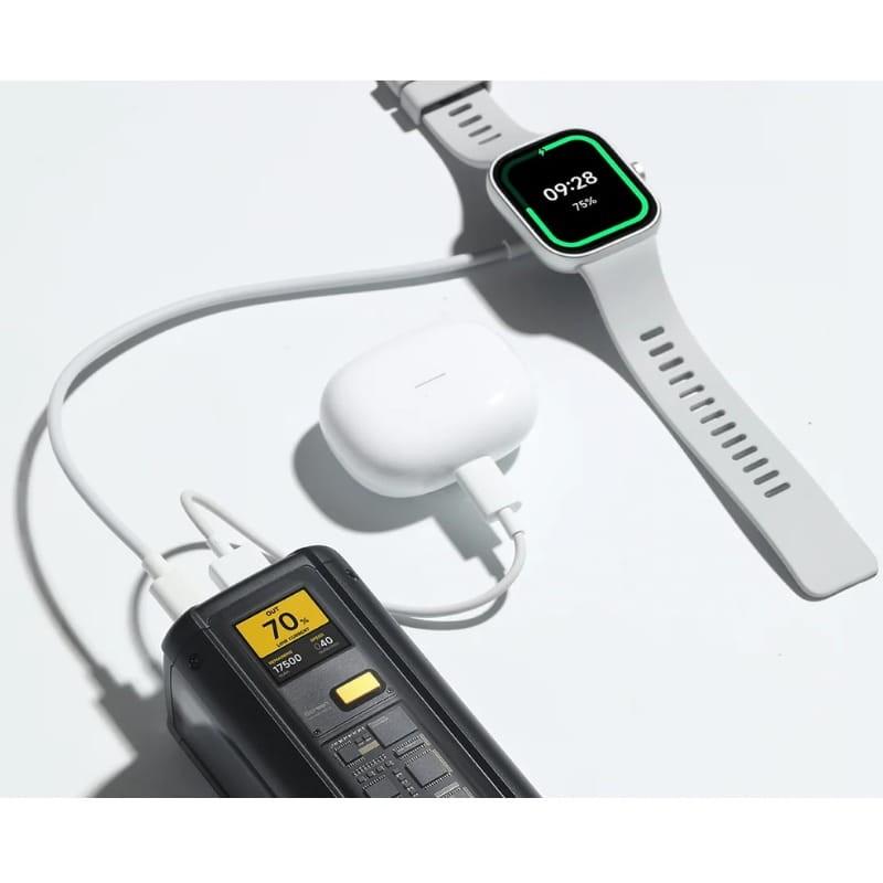 Xiaomi 212W HyperCharge Power Bank 25000mAh Negro - carga de auricular y reloj