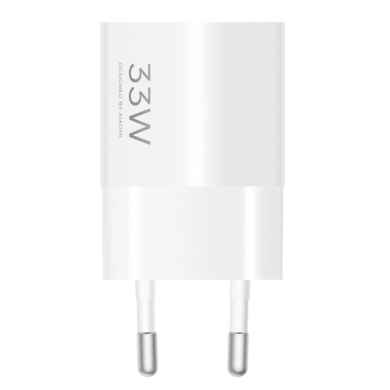 Cargador Xiaomi 33W Nano Power Adapter (USB-C) - vista frontal