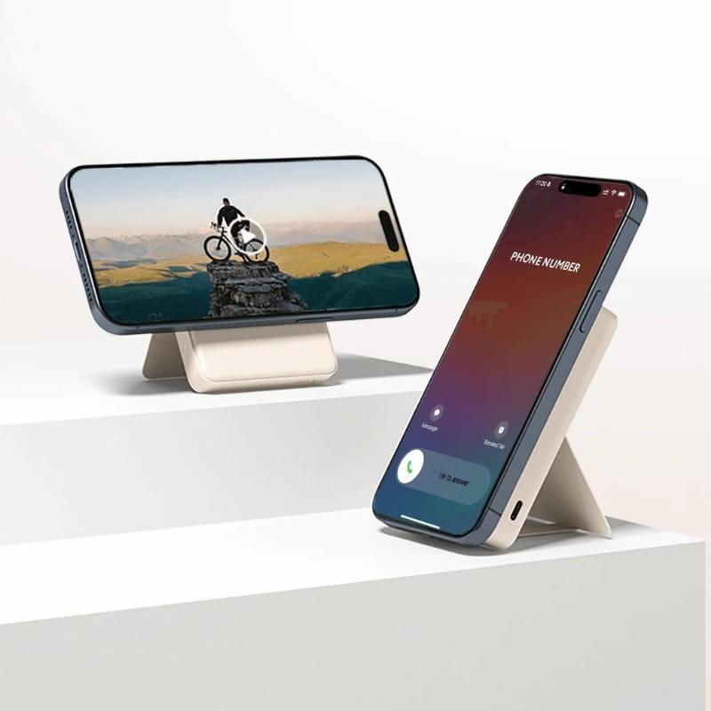 Xiaomi Magnetic Power Bank 6000mAh 15W Blanco - colocación de smartphone