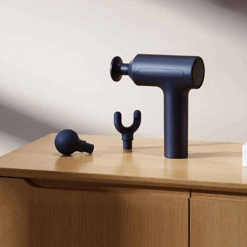 Xiaomi Massage Gun 2 Azul Marinho - acessórios incluídos