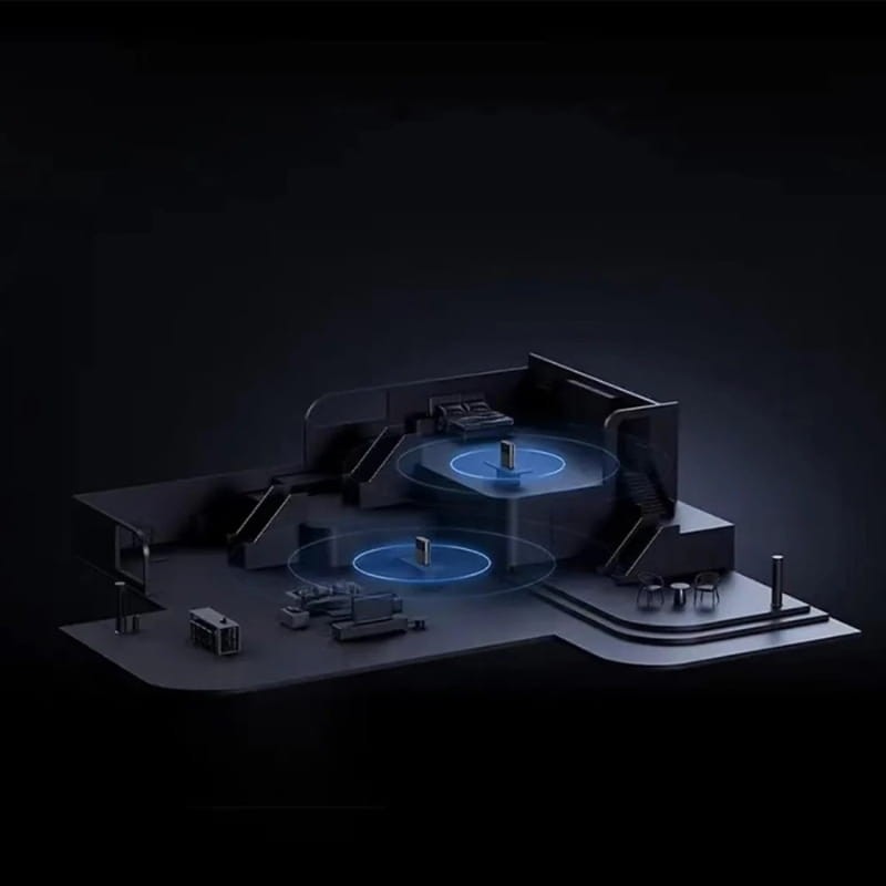 Xiaomi Mesh System BE3600 Pro 2.4 GHz/5GHz WiFi 7 Gris - gamme de signaux