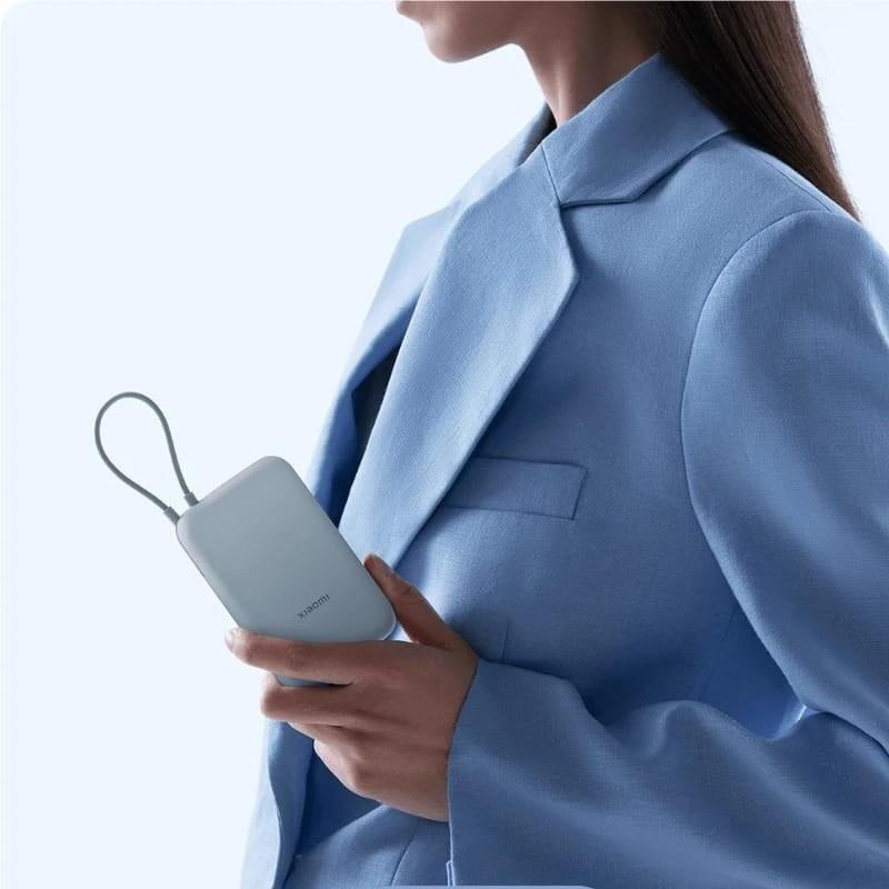 Xiaomi Power Bank 10000mAh (Cabo integrado) 22,5W Azul - cor