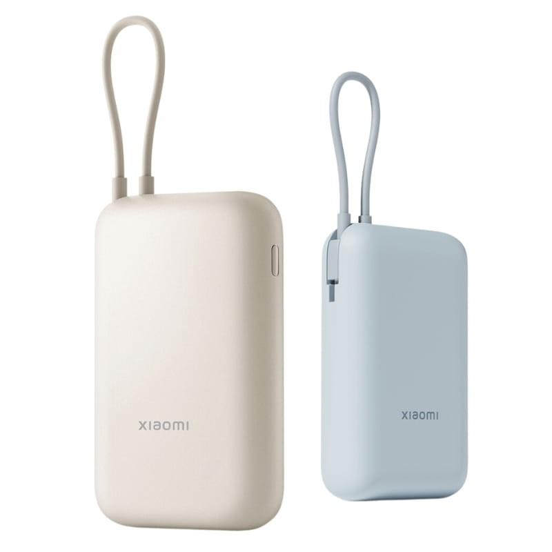 Xiaomi Power Bank 10000mAh (Cabo integrado) 22,5W Azul - cores disponíveis