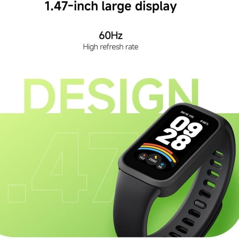Xiaomi Mi Smart Band 9 Active Verde - tamaño de la pantalla