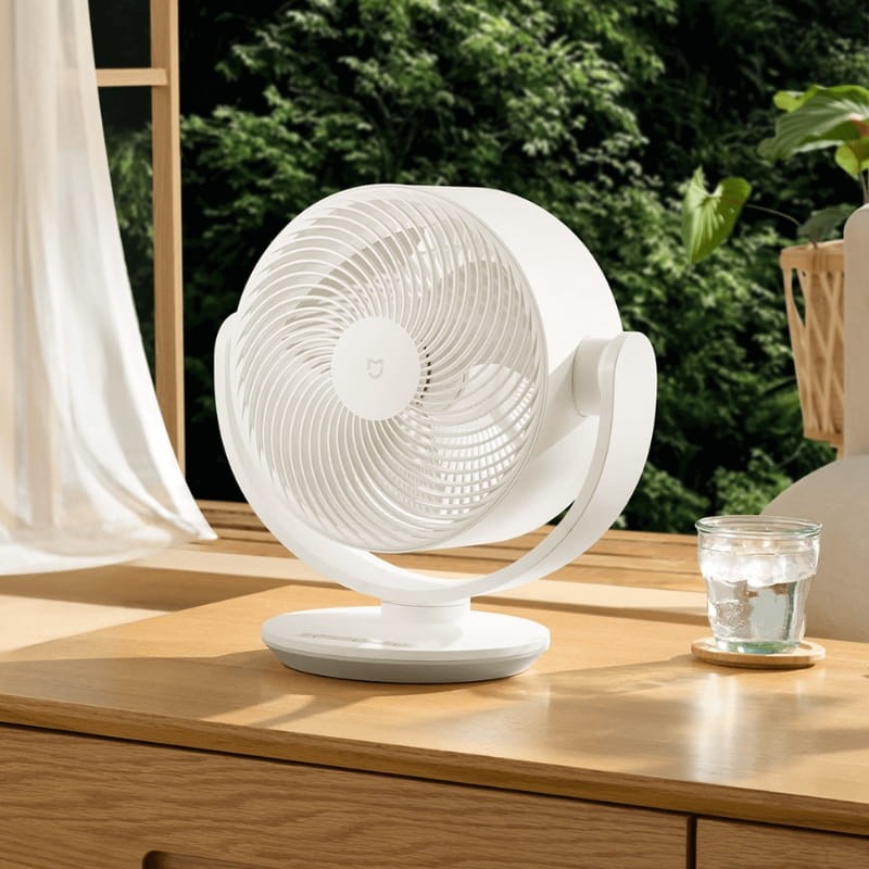 Xiaomi Smart Desktop Air Circulation Fan - vista a 45 grados