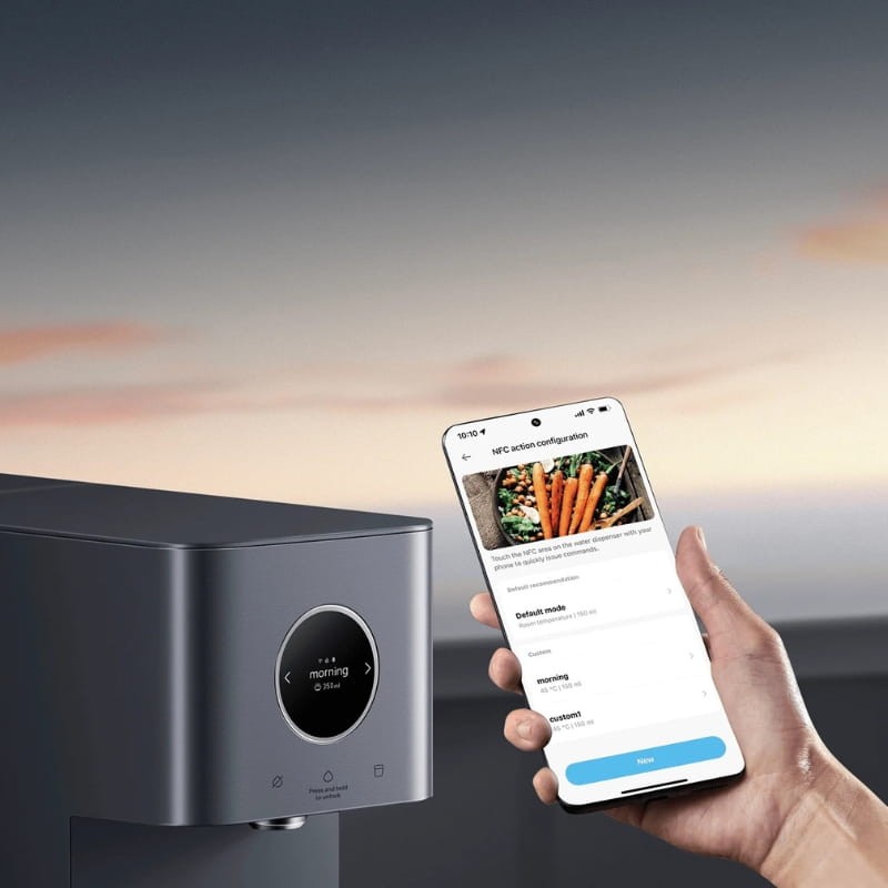 Xiaomi Smart Filtered Water Dispenser Pro Gris - contrôle via l'application