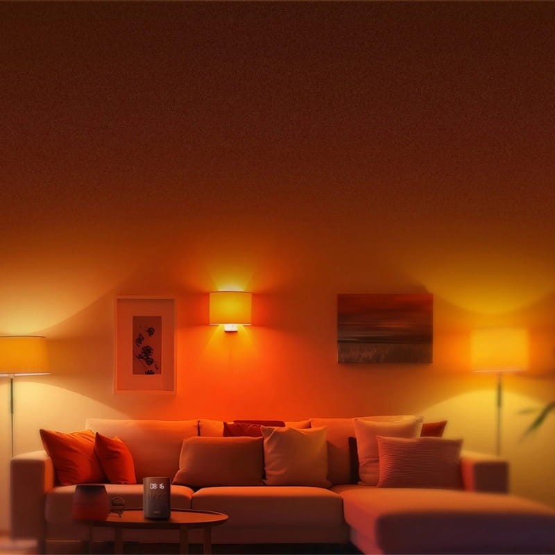 Xiaomi Smart LED Bulb Blanc et Couleur - Ampoule intelligente - atmosphère chaleureuse