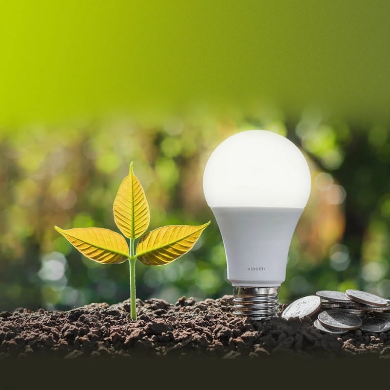 Xiaomi Smart LED Bulb Blanc et Couleur - Ampoule intelligente - consommation efficace