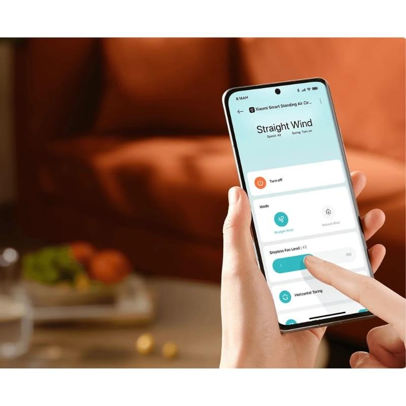 Xiaomi Smart Standing Air Circulation Fan - control a través de app
