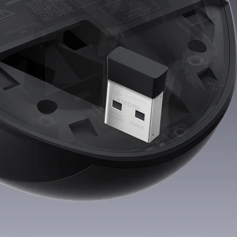 Rato sem fios Xiaomi Wireless Mouse Comfort Edition Preto - 1200 DPI - Conector de 2.4 Ghz