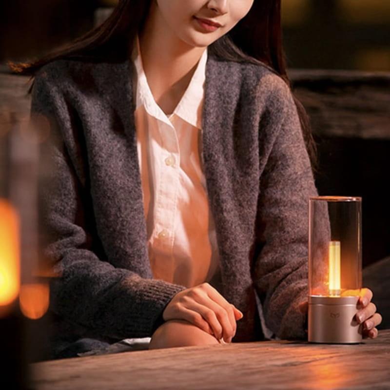 Yeelight Candela Plata - Lámpara de Noche - luz cálida