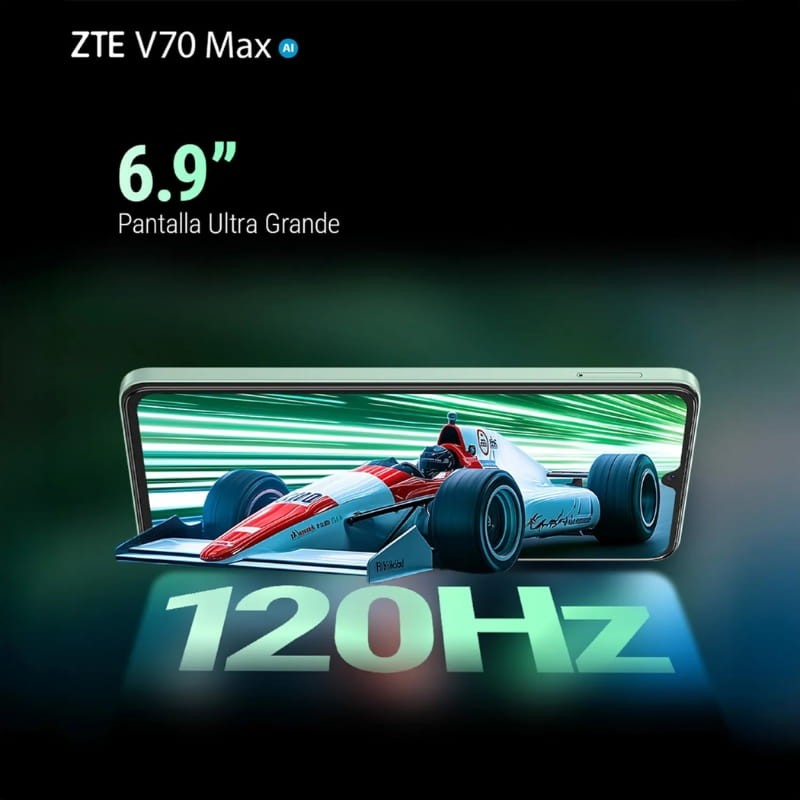 ZTE Blade V70 Max 4GB/256GB Gris - características de la pantalla
