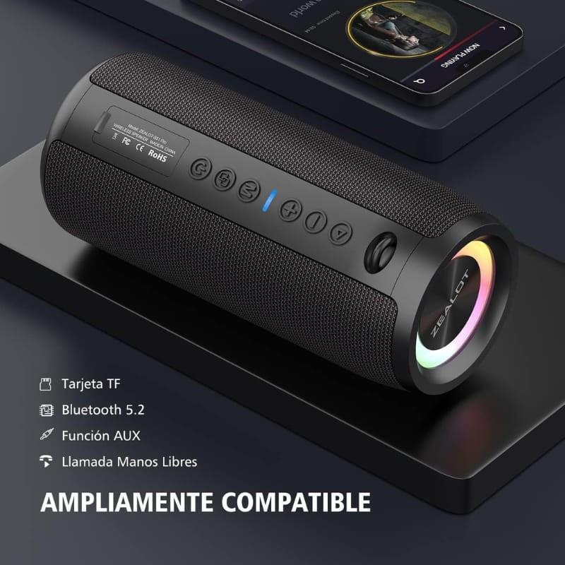 Zealot S51 Pro - Altavoz Bluetooth - conectividad versátil