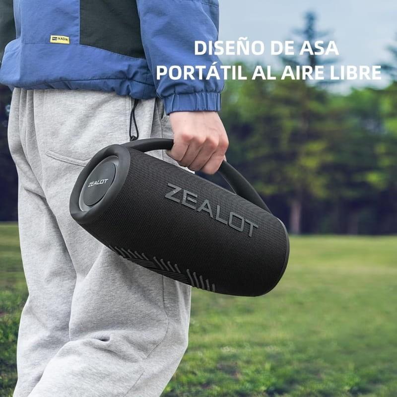 Zealot S97 80W - Altavoz Bluetooth - asa de transporte