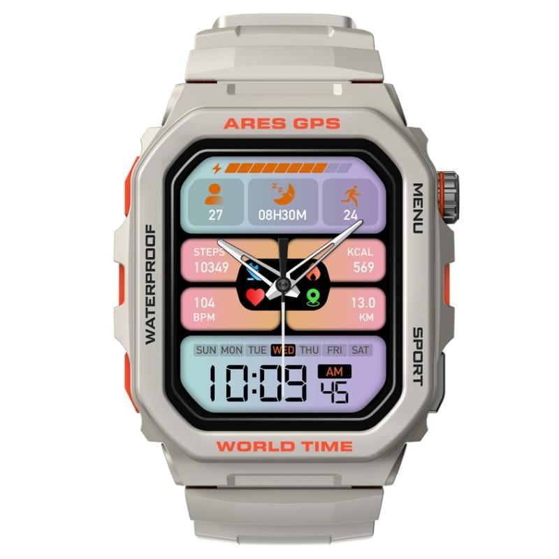 Zeblaze Ares GPS Branco - Relógio inteligente - vista frontal