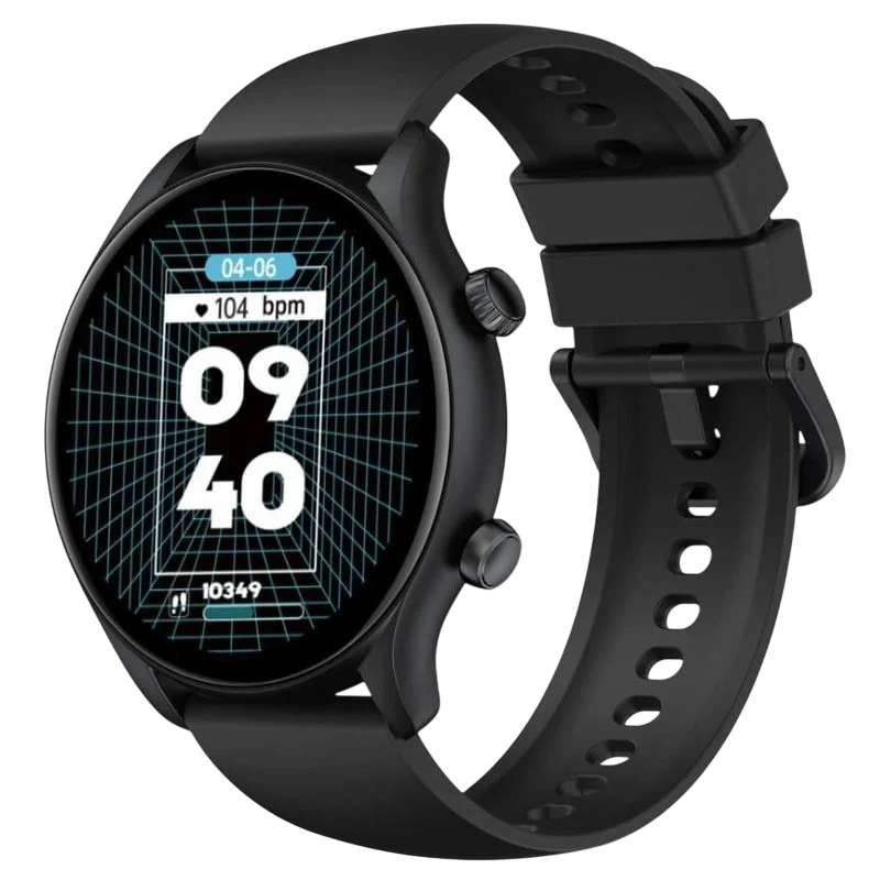 Zeblaze Btalk 3 Plus Preto - Relógio inteligente com chamadas de Voz, Monitorização de Saúde 24h e mais de 100 Modos de treino