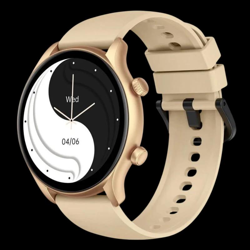 Zeblaze Btalk 3 Plus Oro - Reloj Inteligente con llamadas de Voz, Monitoreo de Salud 24h y más de 100 Modos de entrenamiento