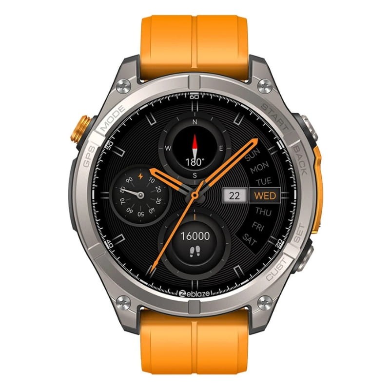 Zeblaze Stratos 4 Orange - vue de face