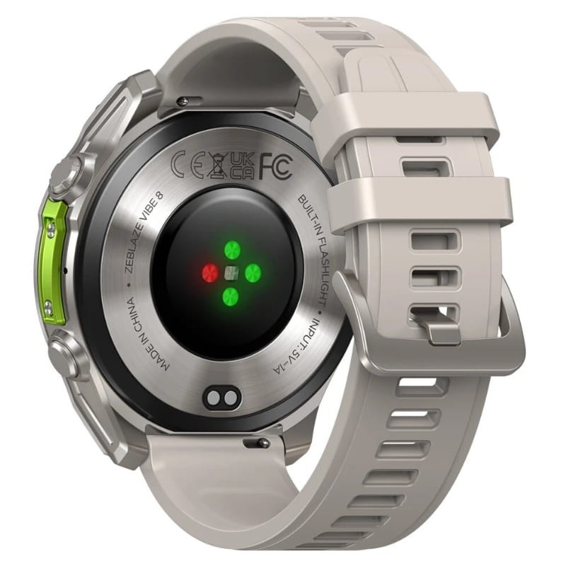 Zeblaze Vibe 8 Bege - vista traseira