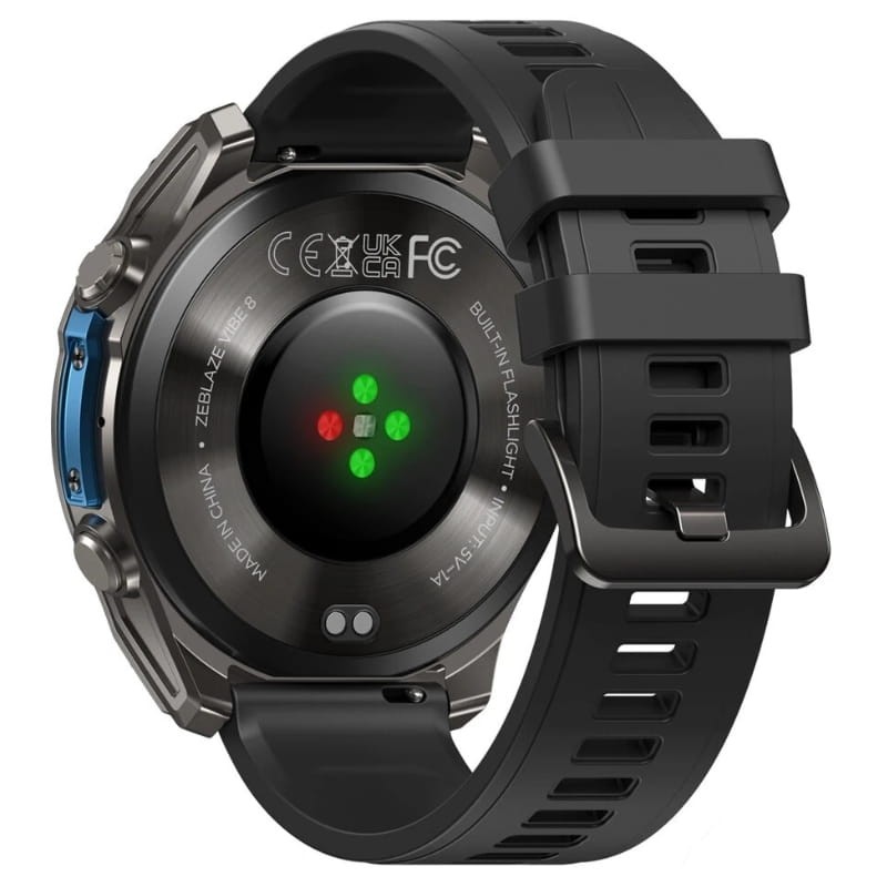 Zeblaze Vibe 8 Preto - vista traseira