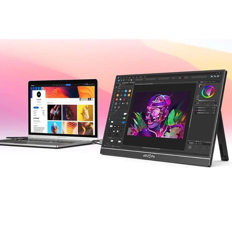 Arzopa A1 15.6 FHD IPS Mini HDMI - Monitor portátil para edição de imagem