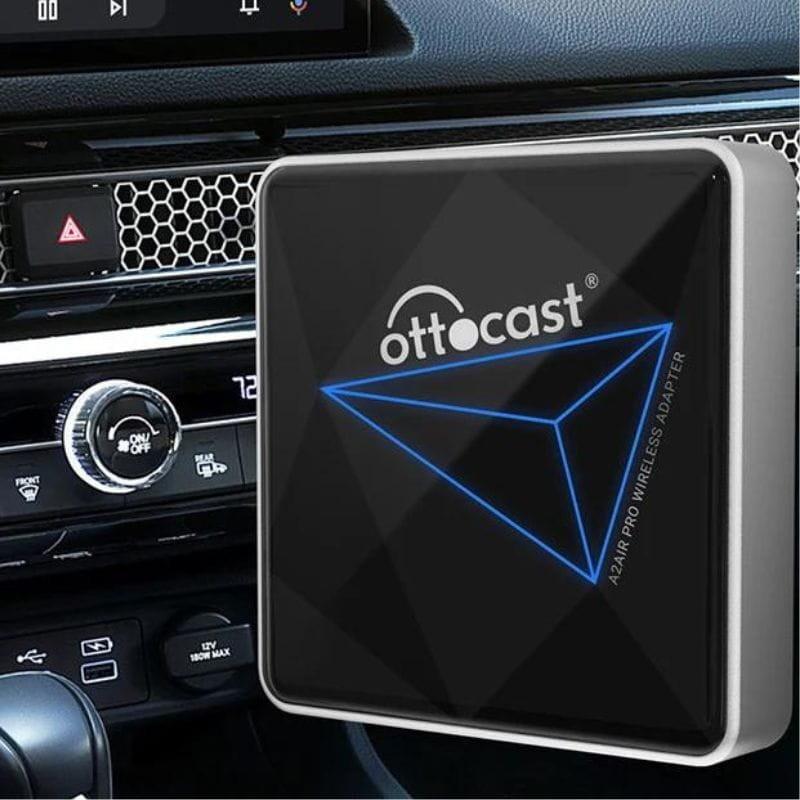 Ottocast A2AIR PRO Black - Adaptateur d'image sans fil pour Android Auto dans la voiture