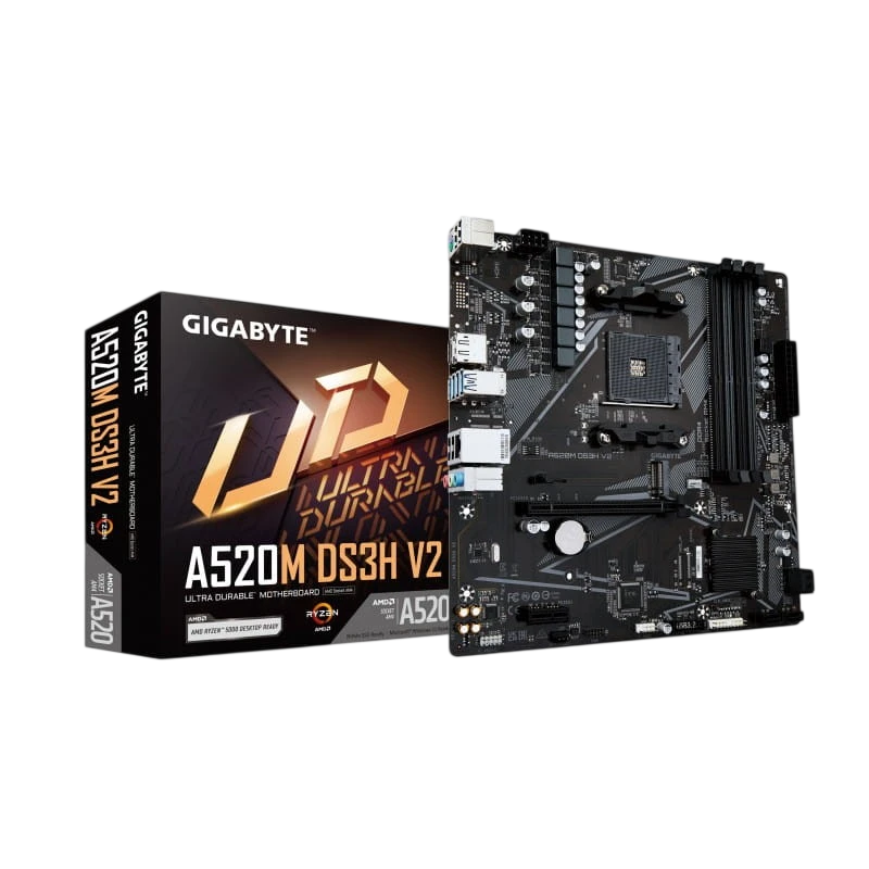 Gigabyte A520M DS3H V2 AMD Socket AM4 128GB Micro ATX Negro - Placa base