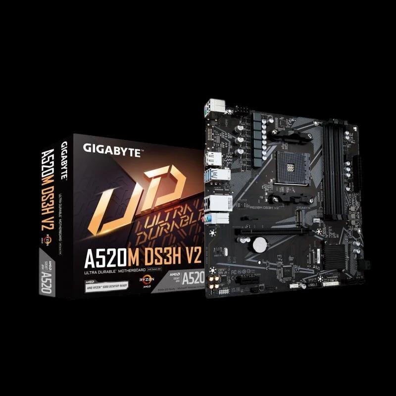Gigabyte A520M DS3H V2 AMD Socket AM4 128GB Micro ATX Negro - Placa base