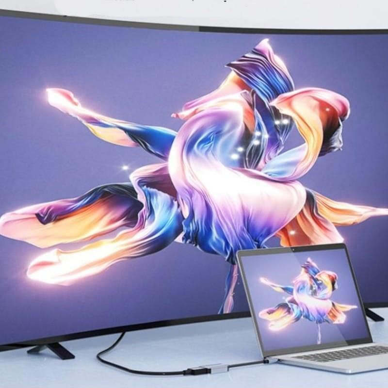 Adaptable Adaptador BYL-2006A USB-C/HDMI Plata