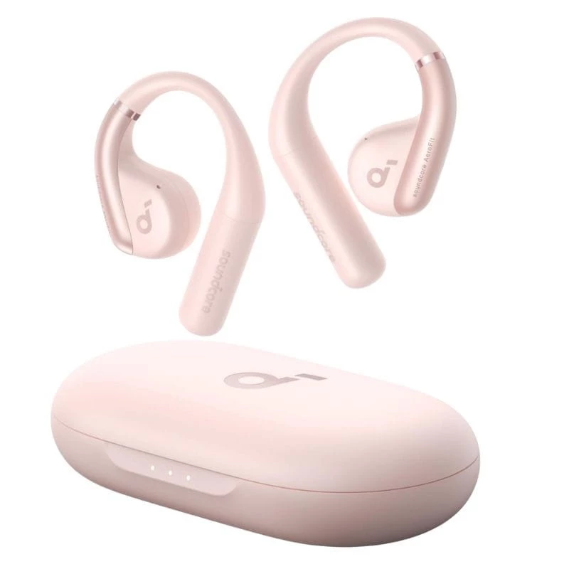 Soundcore AeroFit Rosa - Auriculares Bluetooth