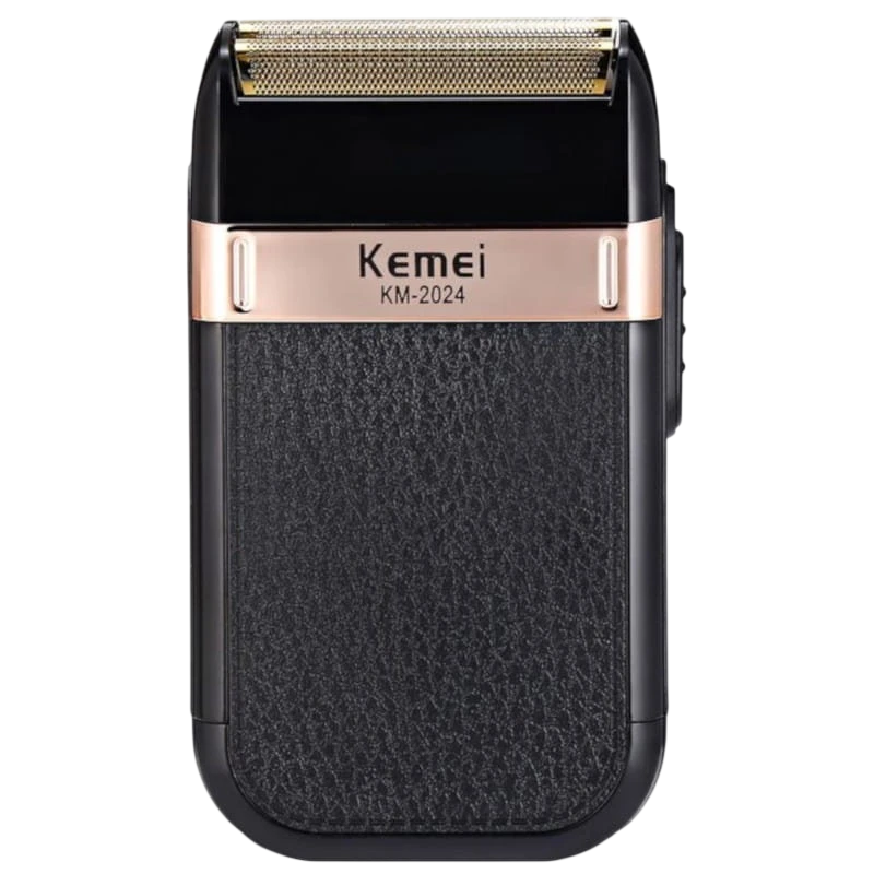 Afeitadora Eléctrica Kemei KM-2024 Negro/Dorado