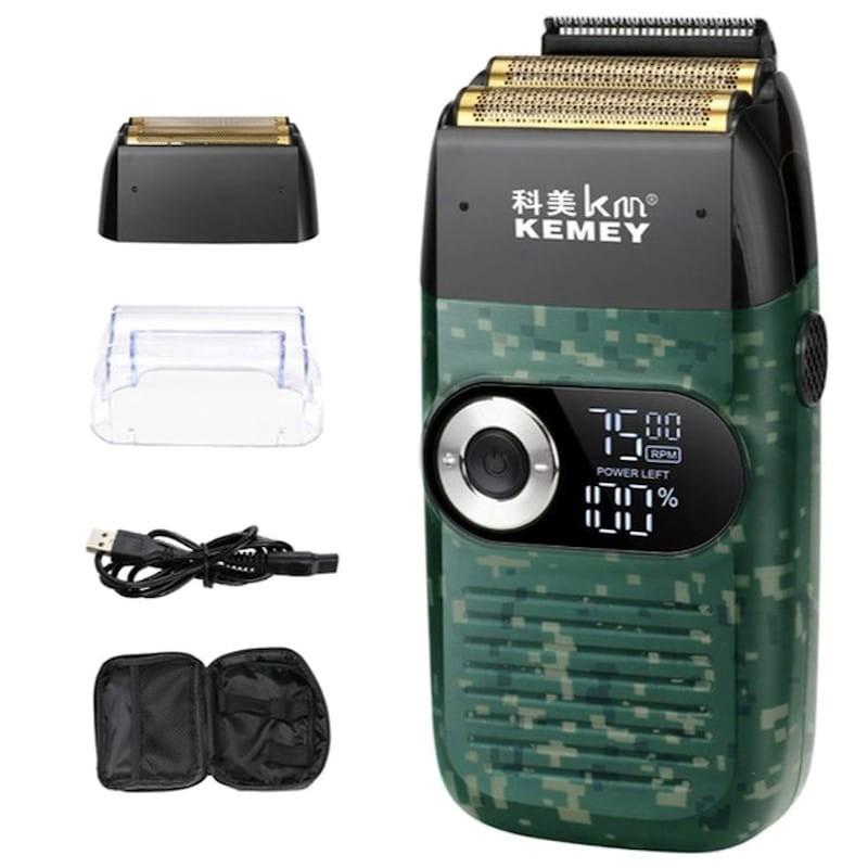 Rasoir électrique Kemei KM-2027 Camo Edition - Contenu