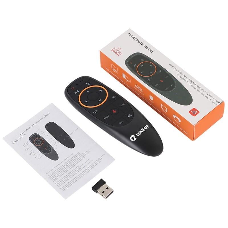 Air Mouse G10 Pro Control por Voz Gyro Retroiluminado - Contenido