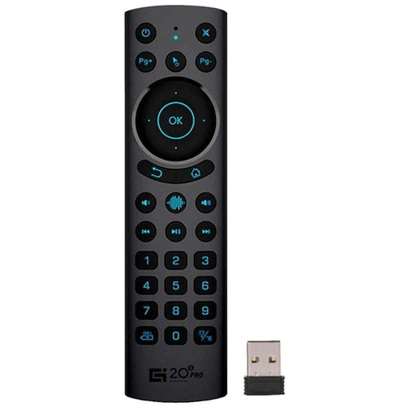 Air Mouse G20S Pro Control por Voz Gyro Retroiluminado